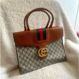 Brown small hand bag. Never used